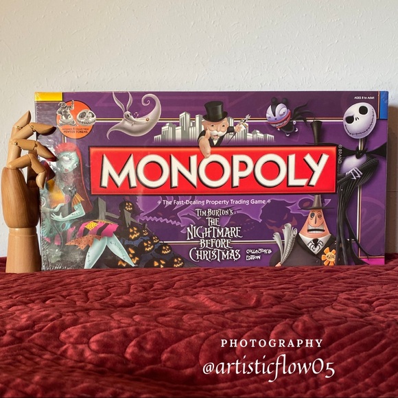 RARE! SEALED! Nightmare Before Christmas Monopoly - Picture 7 of 7